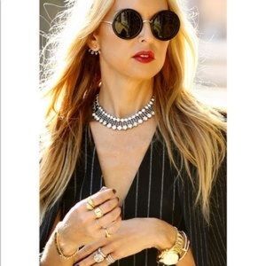 Dylanlex Zoe Silver Statement Choker Necklace